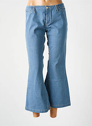 Blugi bootcut albastru SCHOOL RAG femeie