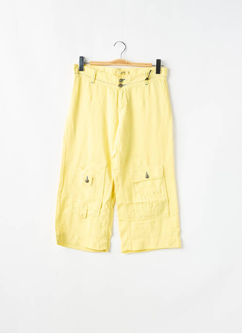 Pantalon trei sferturi galben SCHOOL RAG femeie