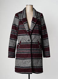 Palton lung croială dreaptă fără glugă gri SCOTCH & SODA femme