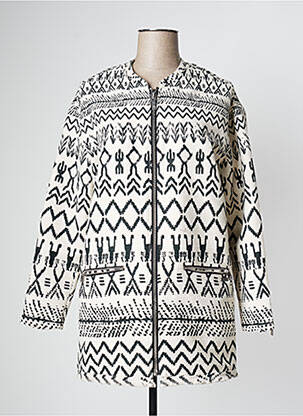 Jachete casual guler rotund alb MAISON SCOTCH femeie