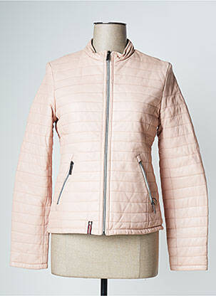 Geacă din piele roz OAKWOOD femeie