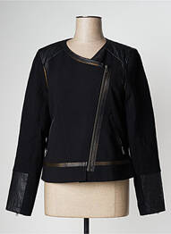 Jachete casual guler tip costum negru 2 TWO femeie