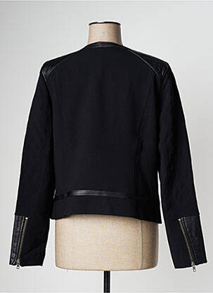 Jachete casual guler tip costum negru 2 TWO femeie