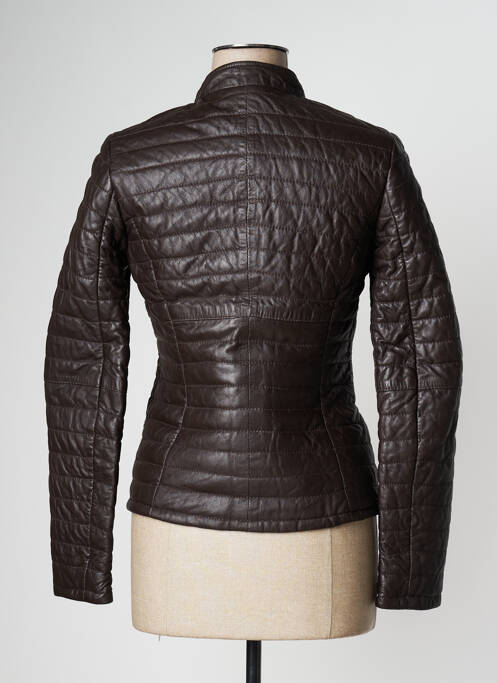 Geacă din piele maro OAKWOOD femeie