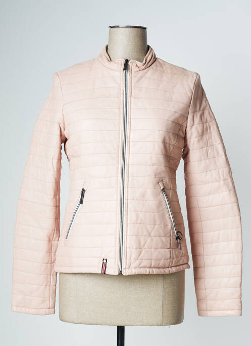 Geacă din piele roz OAKWOOD femeie