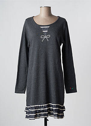 Rochie midi mâneci lungi mâneci lungi gri LITTLE MARCEL femeie
