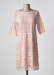 Rochie midi mâneci scurte mâneci scurte roz VILA femme