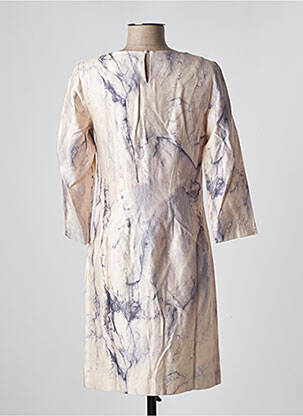 Rochie scurtă mâneci 3/4 mâneci 3/4 bej NICE THINGS femeie
