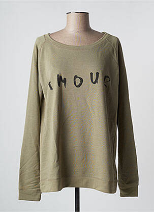 Hanorac verde AN FAMILLE femeie