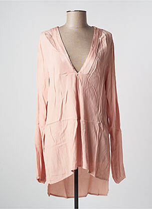 Tunică mâneci lungi roz PLEASE femeie