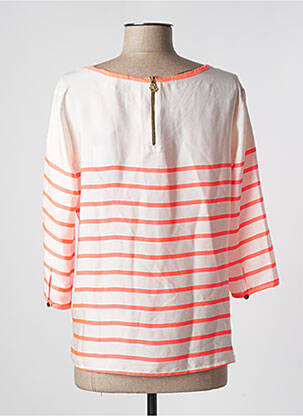 Bluză guler rotund mâneci 3/4 portocalie MAISON SCOTCH femeie