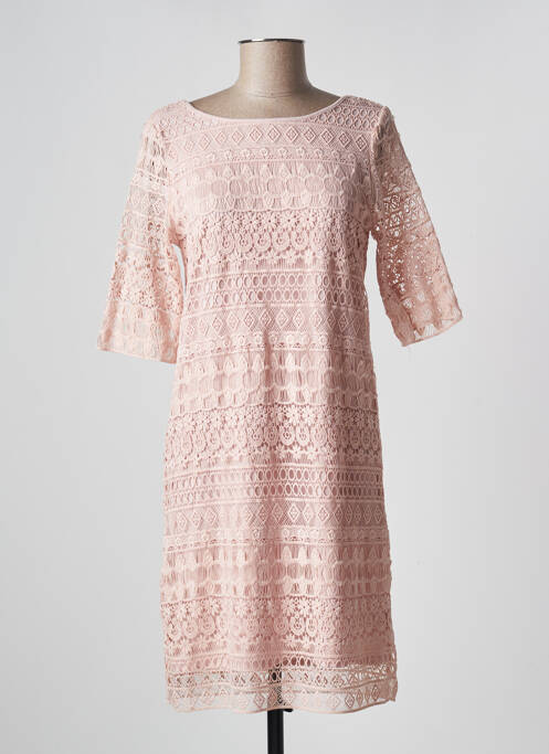 Rochie midi roz VILA femeie