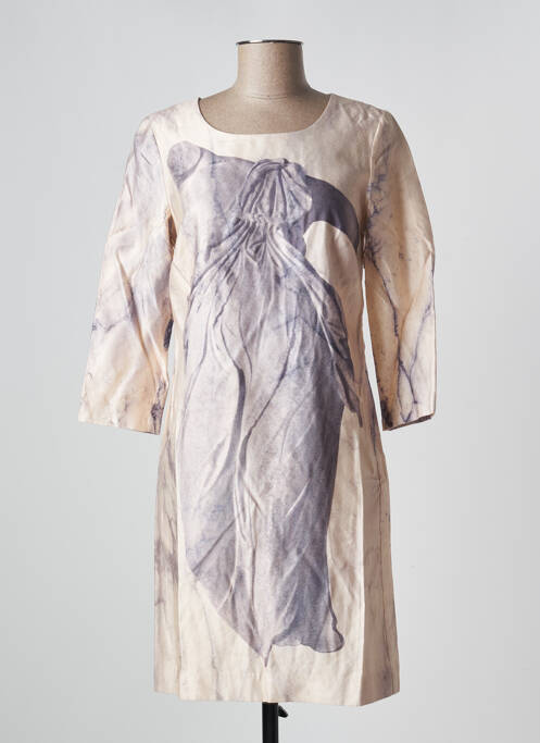 Rochie scurtă bej NICE THINGS femeie