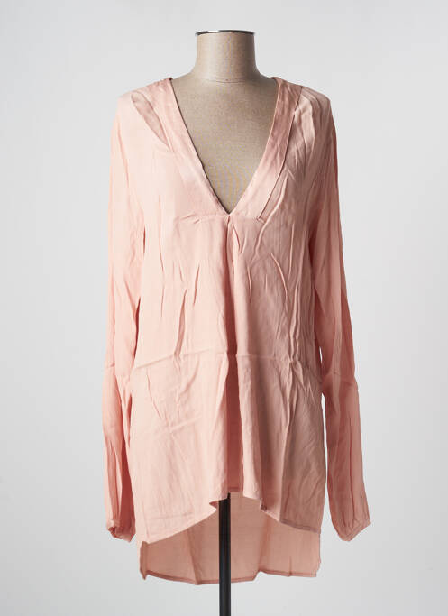 Tunică mâneci lungi roz PLEASE femeie