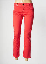 Pantalon 7/8 elasticitate mărime normală roșu DONOVAN femme