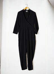 Salopetă-pantalon țesătură crep mâneci lungi negru VILA femme