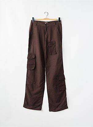 Pantalon cargo maro SCHOOL RAG femeie