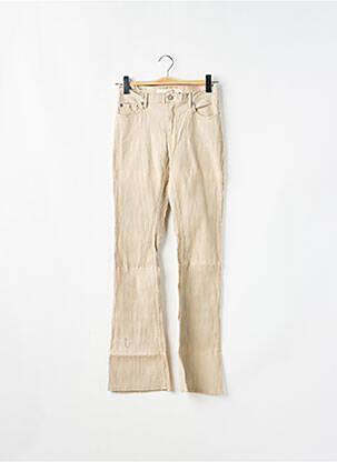 Pantalon evazat bej SCHOOL RAG femeie