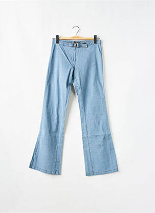 Blugi bootcut albastru SCHOOL RAG femeie