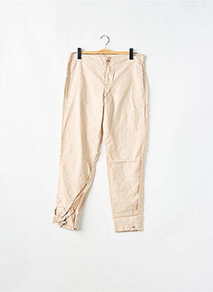 Pantalon 7/8 țesătură poplin mărime normală bej SCHOOL RAG femeie