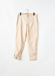Pantalon 7/8 țesătură poplin mărime normală bej SCHOOL RAG femme