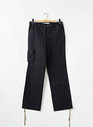 Pantalon drept elasticitate talie joasă negru SESSUN femeie