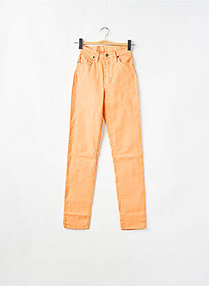 Pantalon slim portocaliu TEDDY SMITH femeie