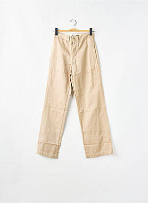 Pantalon chino buzunare talie înaltă bej TEDDY SMITH bărbat