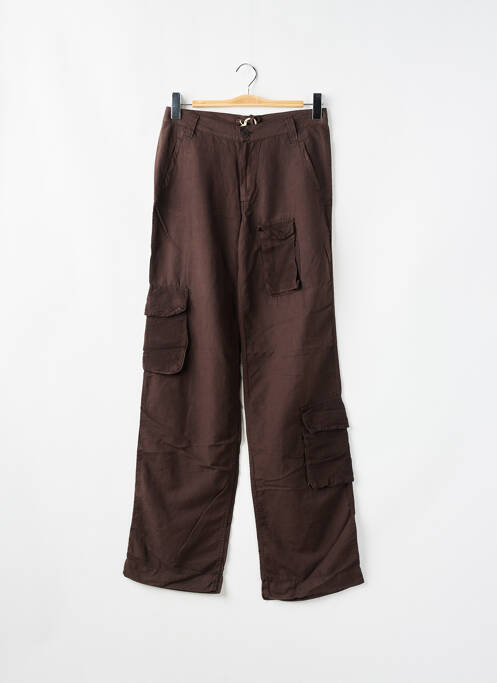 Pantalon cargo maro SCHOOL RAG femeie