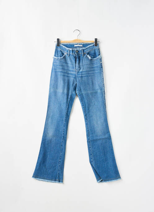 Blugi cu croială evazată albastru SCHOOL RAG femeie