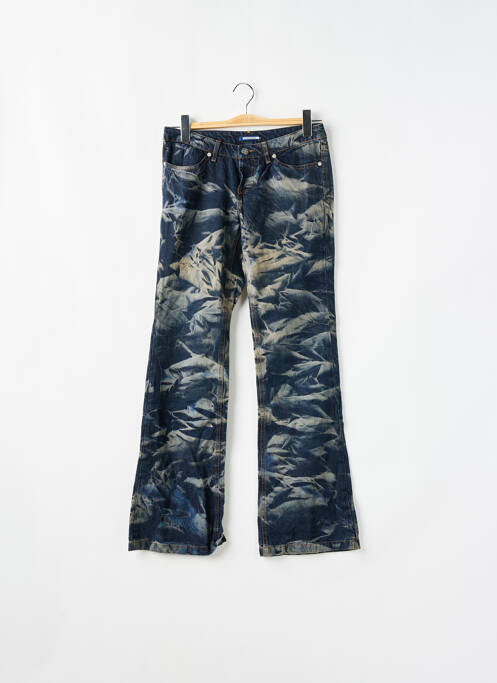 Blugi cu croială evazată albastru SCHOOL RAG femeie