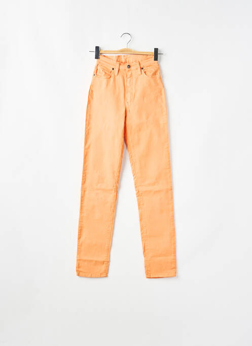 Pantalon slim portocaliu TEDDY SMITH femeie