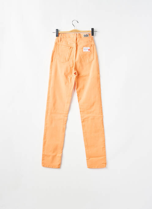 Pantalon slim portocaliu TEDDY SMITH femeie