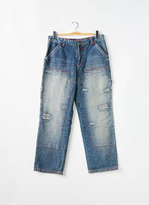 Blugi cu croială dreaptă albastru TWO ANGLE femeie