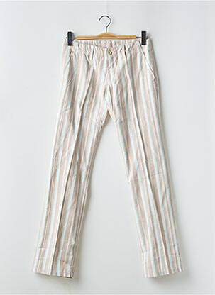 Pantalon slim talie joasă talie joasă bej MOGUL femeie