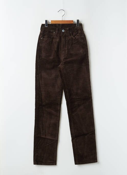 Pantalon slim maro TEDDY SMITH femeie