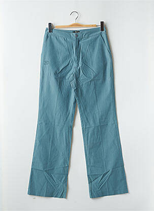 Pantalon chino țesătură poplin talie înaltă albastru BE YOU K femeie
