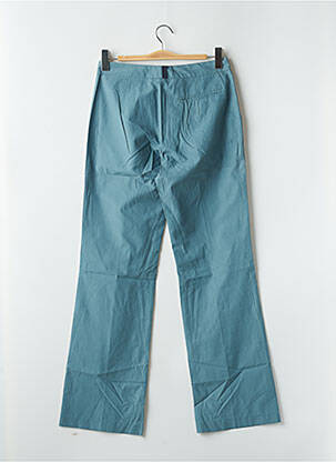 Pantalon chino țesătură poplin talie înaltă albastru BE YOU K femeie