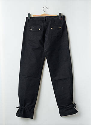 Pantalon drept țesătură poplin mărime normală negru BE YOU K femeie