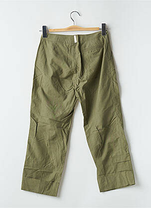 Pantalon 7/8 țesătură poplin mărime normală verde BE YOU K femeie