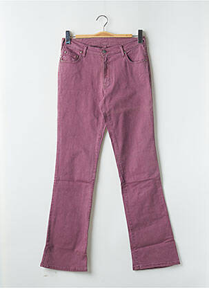Pantalon evazat elasticitate mărime normală violet CIMARRON femeie