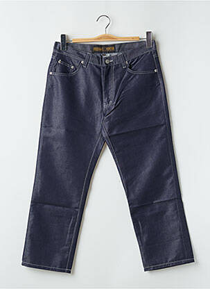 Pantalon trei sferturi țesătură brută mărime normală albastru FREEMAN T.PORTER homme