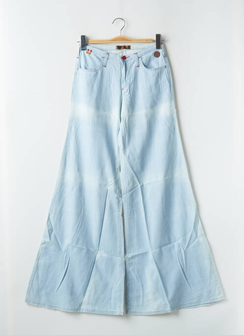 Pantalon larg albastru CIMARRON femeie