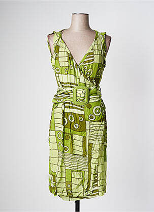 Rochie midi verde MISS SIXTY femeie