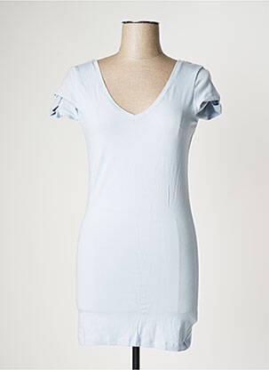 Rochie scurtă mâneci scurte mâneci scurte albastru B.YOUNG femeie