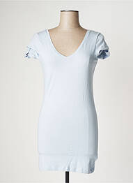 Rochie scurtă mâneci scurte mâneci scurte albastru B.YOUNG femme