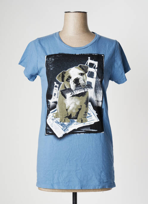 Tricou albastru CALIFORNIAN VINTAGE femeie