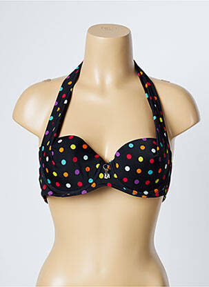 Sutien de costum de baie elasticitate top sutien modelat negru LITTLE MARCEL femeie