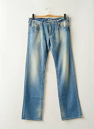 Blugi cu croială evazată albastru LE TEMPS DES CERISES femeie
