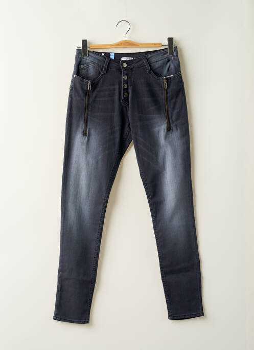 Pantalon slim gri LE TEMPS DES CERISES femeie